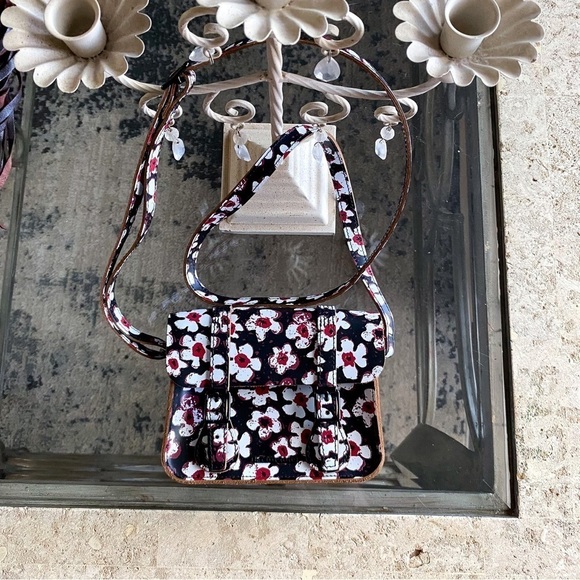 Dr. Martens Black and Red Crossbody Bag - Picture 2 of 10